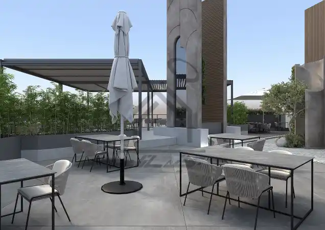 طراحی رستوران فضای باز در شیراز
