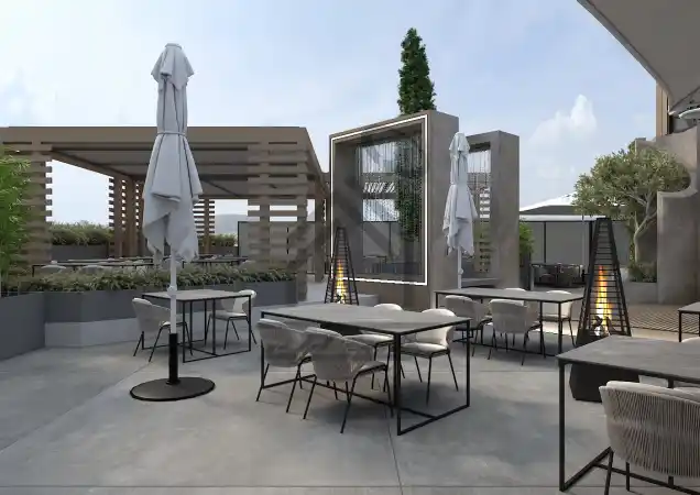 طراحی رستوران فضای باز در شیراز