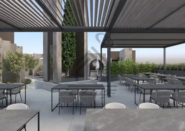 طراحی رستوران فضای باز در شیراز