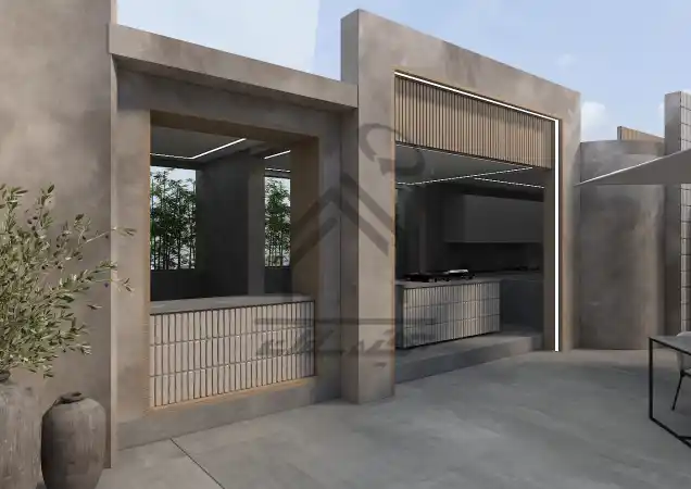 طراحی رستوران فضای باز در شیراز