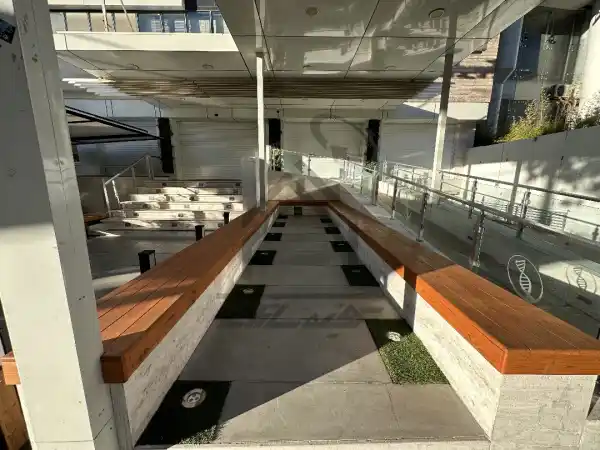 اجرای محوطه آزمایشگاه در شیراز