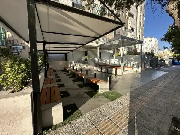 اجرای محوطه آزمایشگاه در شیراز