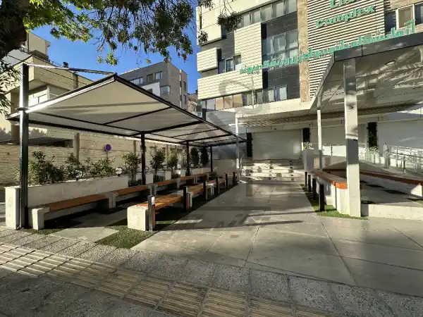 اجرای محوطه آزمایشگاه در شیراز