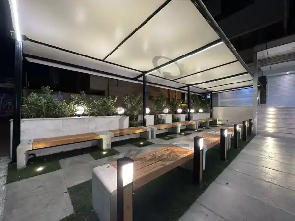 اجرای محوطه آزمایشگاه در شیراز