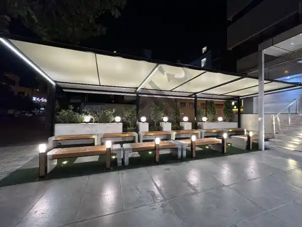 اجرای محوطه آزمایشگاه در شیراز