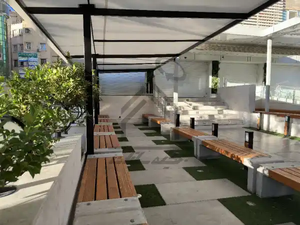 اجرای محوطه آزمایشگاه در شیراز