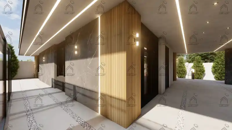 طراحی و اجرای باغ ویلا مدرن در شیراز