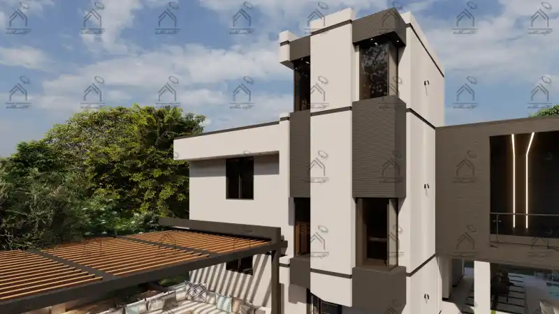 طراحی و اجرای باغ ویلا مدرن در شیراز