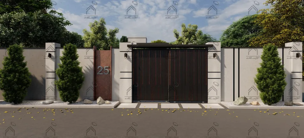 طراحی و اجرای باغ ویلا مدرن در شیراز