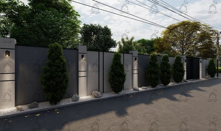 طراحی و اجرای باغ ویلا مدرن در شیراز