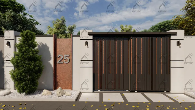 طراحی و اجرای باغ ویلا مدرن در شیراز