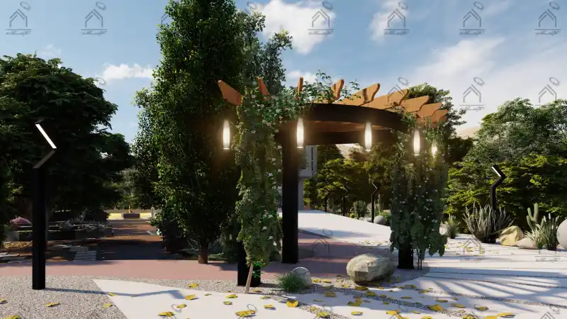 طراحی و اجرای باغ ویلا درشیراز