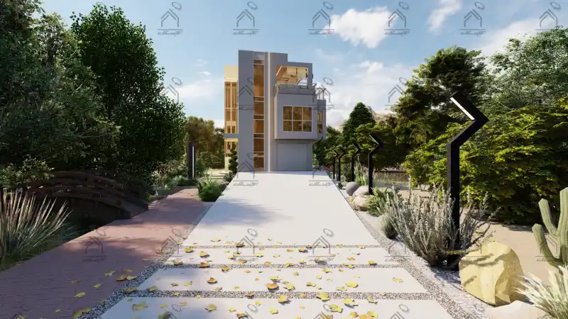 طراحی و اجرای باغ ویلا درشیراز