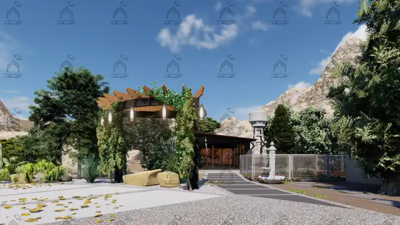 طراحی و اجرای باغ ویلا درشیراز