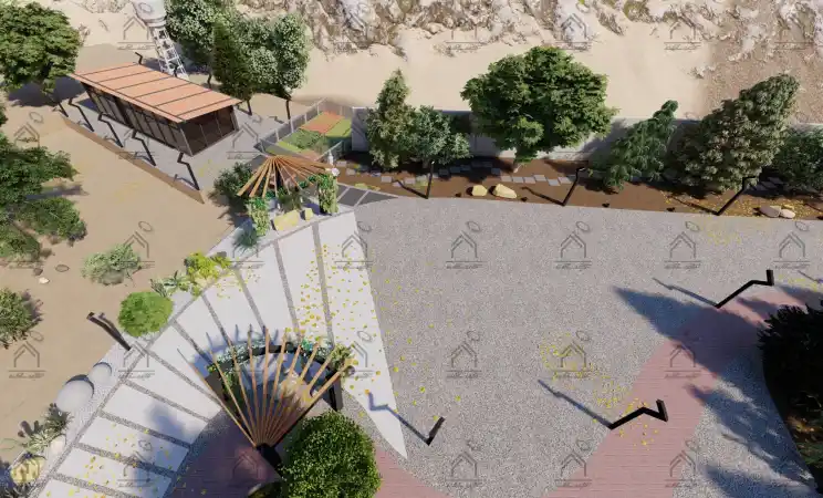 طراحی و اجرای باغ ویلا درشیراز