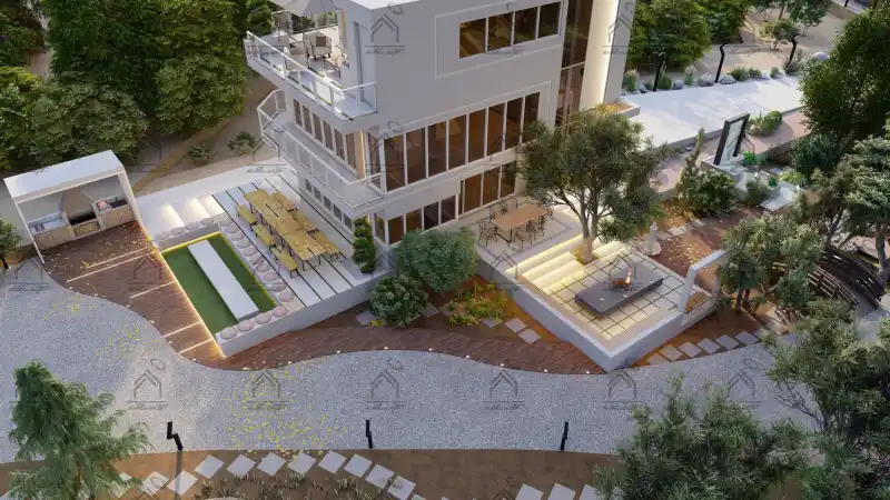 طراحی و اجرای باغ ویلا درشیراز