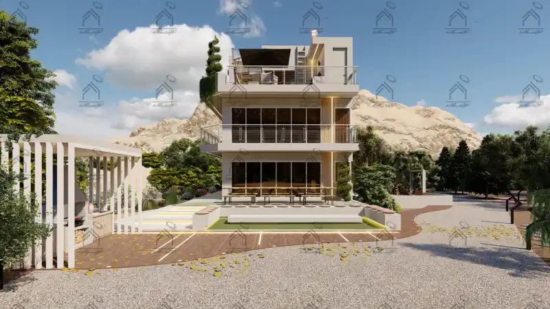 طراحی و اجرای باغ ویلا درشیراز