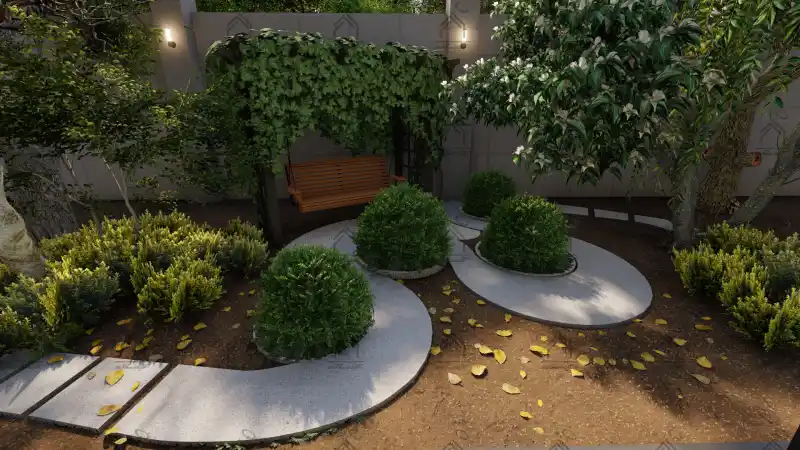 طراحی و اجرا باغ ویلا مدرن در شیراز