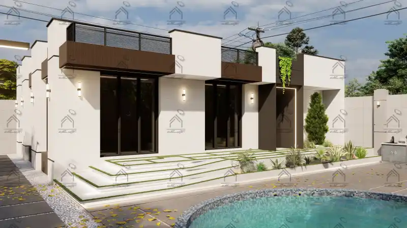 طراحی و اجرا باغ ویلا مدرن در شیراز