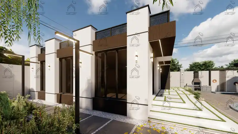 طراحی و اجرا باغ ویلا مدرن در شیراز