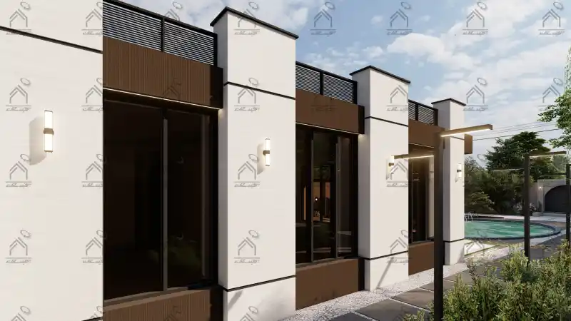 طراحی و اجرا باغ ویلا مدرن در شیراز