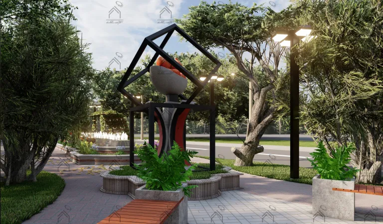 طراحی فضای سبز در شیراز