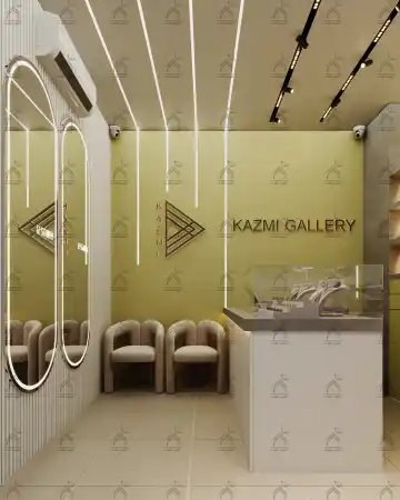 طراحی دکور طلافروشی در شیراز