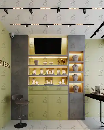 طراحی دکور طلافروشی در شیراز