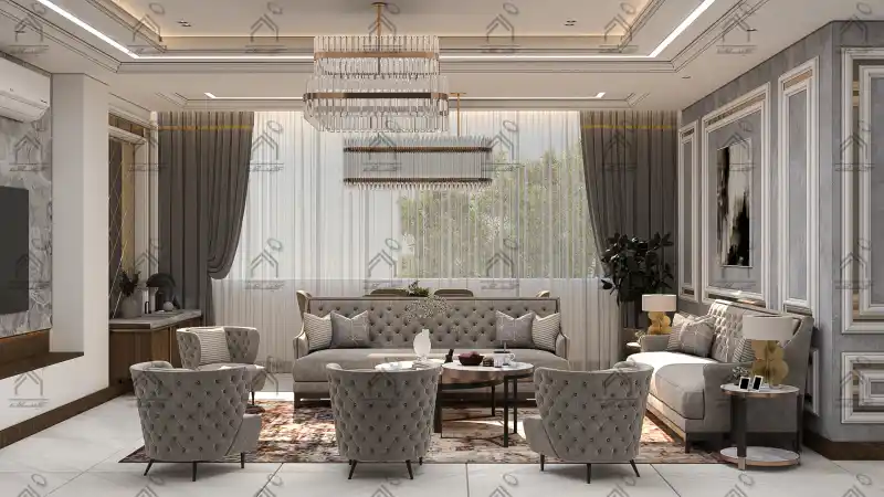 طراحی دکور داخلی نئوکلاسیک در شیراز