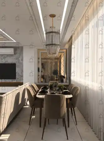 طراحی دکور داخلی نئوکلاسیک در شیراز