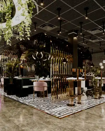 طراحی و اجرای کافه رستوران در شیراز