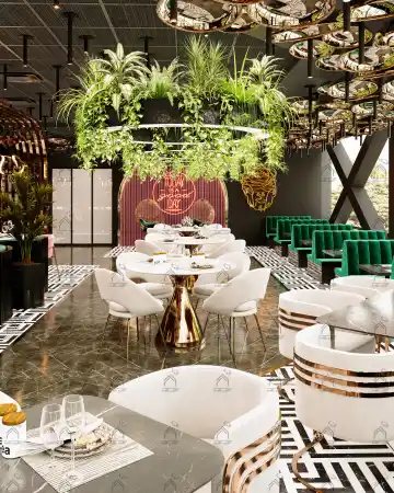 طراحی و اجرای کافه رستوران در شیراز