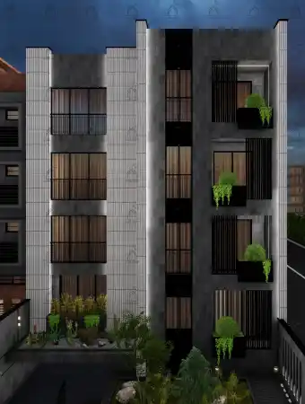 طراحی نما مسکونی مدرن در شیراز