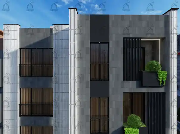 طراحی نما مسکونی مدرن در شیراز