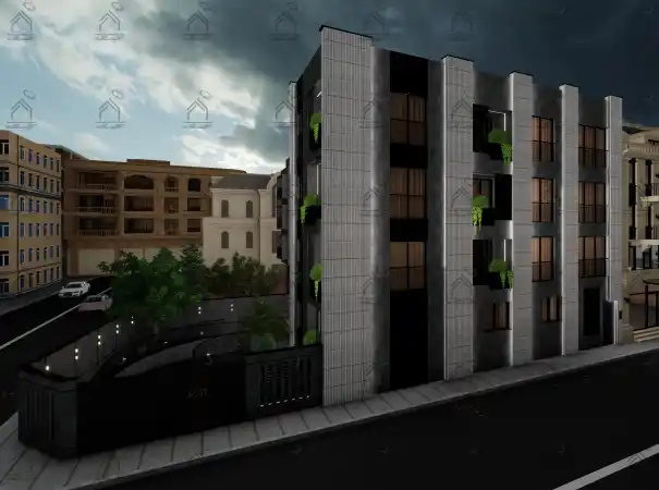 طراحی نما مسکونی مدرن در شیراز