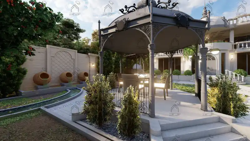 طراحی و اجرای باغ ویلا در شیراز