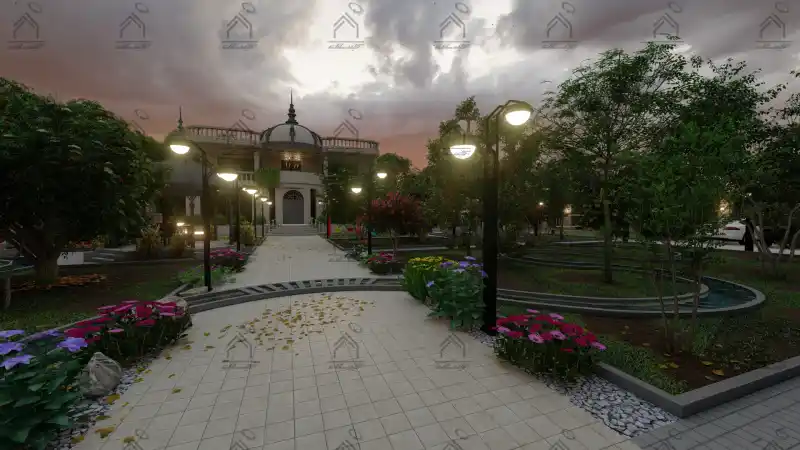 طراحی و اجرای باغ ویلا در شیراز