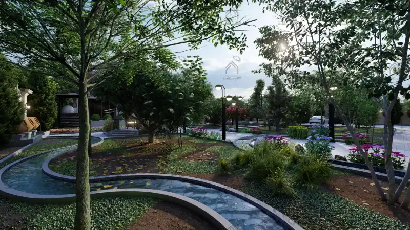 طراحی و اجرای باغ ویلا در شیراز