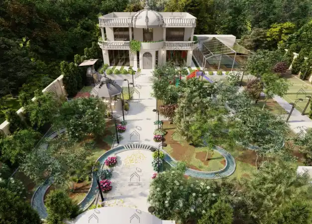 طراحی و اجرای باغ ویلا در شیراز