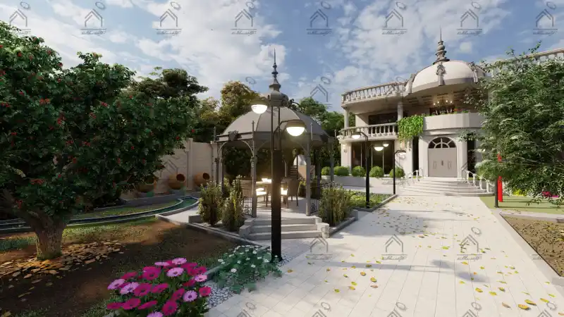 طراحی و اجرای باغ ویلا در شیراز