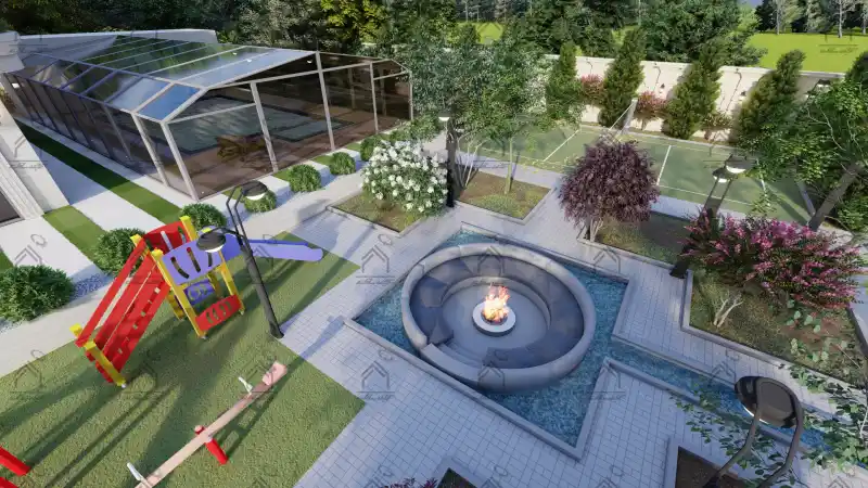 طراحی و اجرای باغ ویلا در شیراز