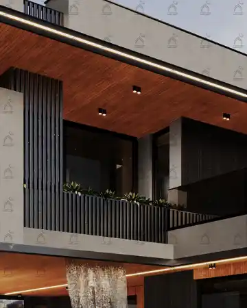 طراحی باغ ویلا مدرن در شیراز