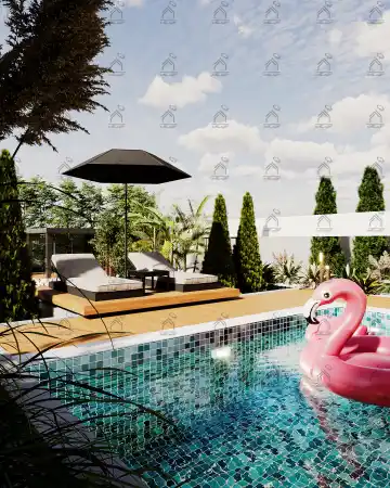 طراحی باغ ویلا مدرن در شیراز