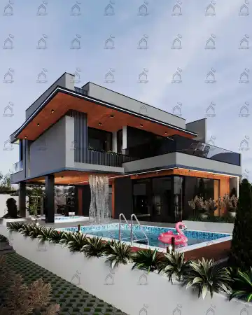 طراحی باغ ویلا مدرن در شیراز