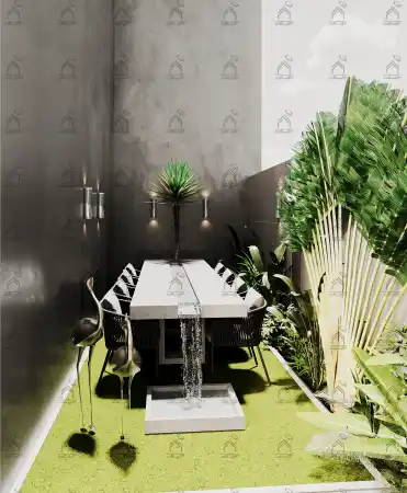 طراحی باغ ویلا مدرن در شیراز