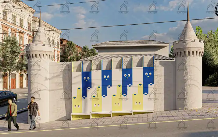 طراحی نما مهد کودک در شیراز