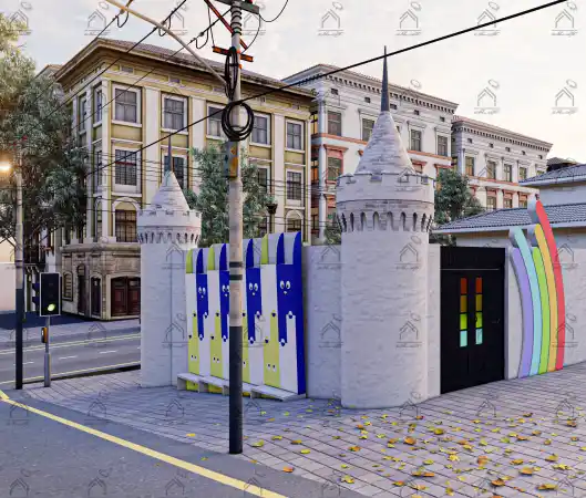 طراحی نما مهد کودک در شیراز