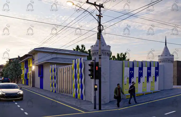 طراحی نما مهد کودک در شیراز