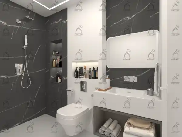 طراحی سرویس بهداشتی مدرن در شیراز