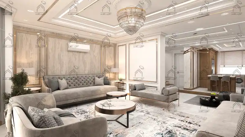 دکوراسیون داخلی نئوکلاسیک در شیراز